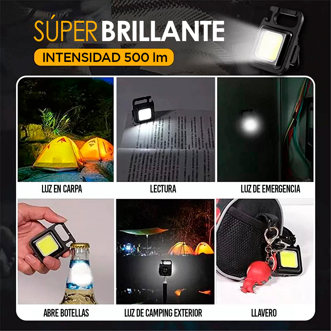 MINI LINTERNA MULTIFUNCIONAL FLASHKEY® LED RECARGABLE : PAGA 1 LLEVA 2 + ENVÍO GRATIS