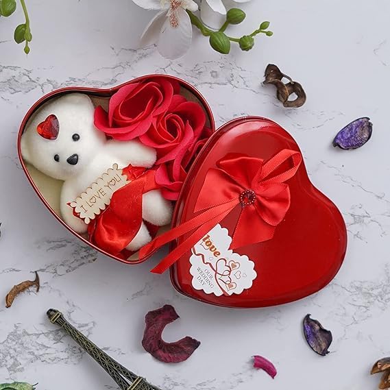 REGALO AMOR Y AMISTAD OSO CORAZON