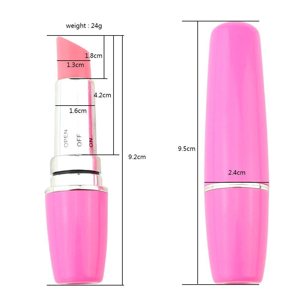 Vibrador labial discreto