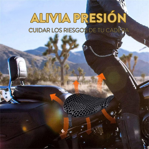 Cojín Moto Panal 3D® : ¡Alivia espamo lumbar! Envío gratis