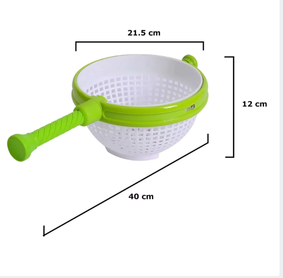 🍎🥗Colador Multifuncional Drenaje Giratorio