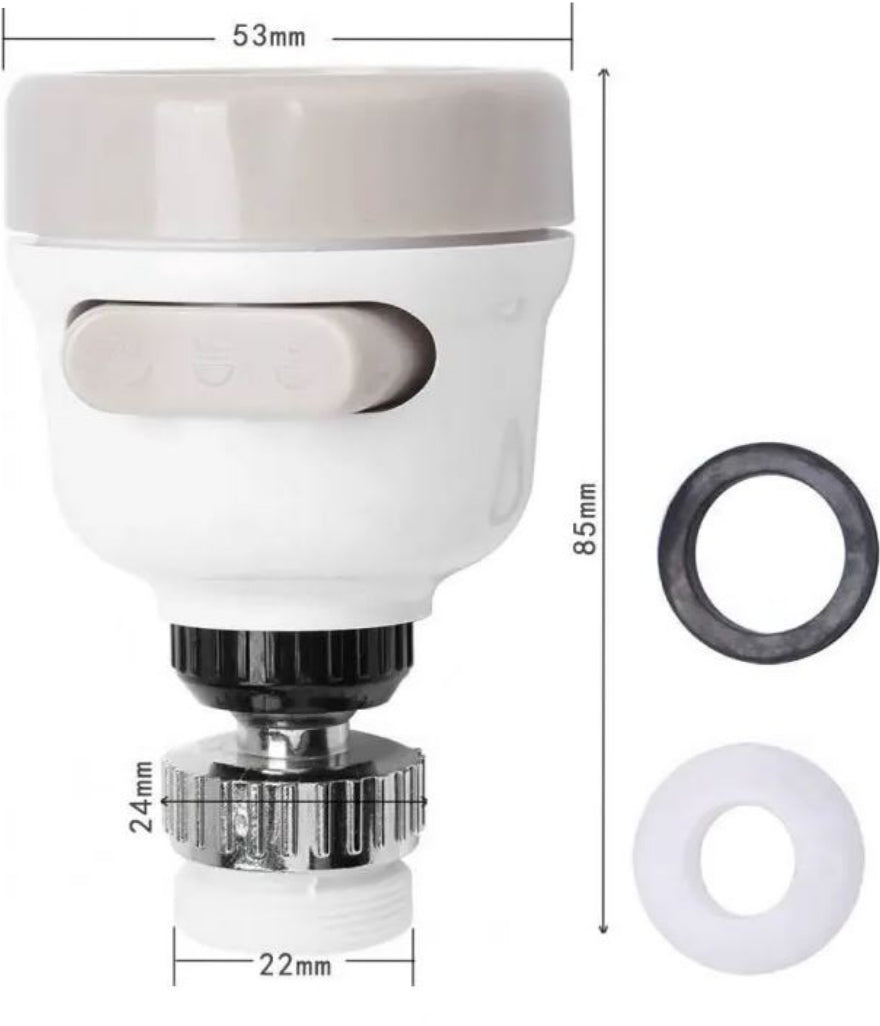Grifo giratorio 360° para lavaplatos