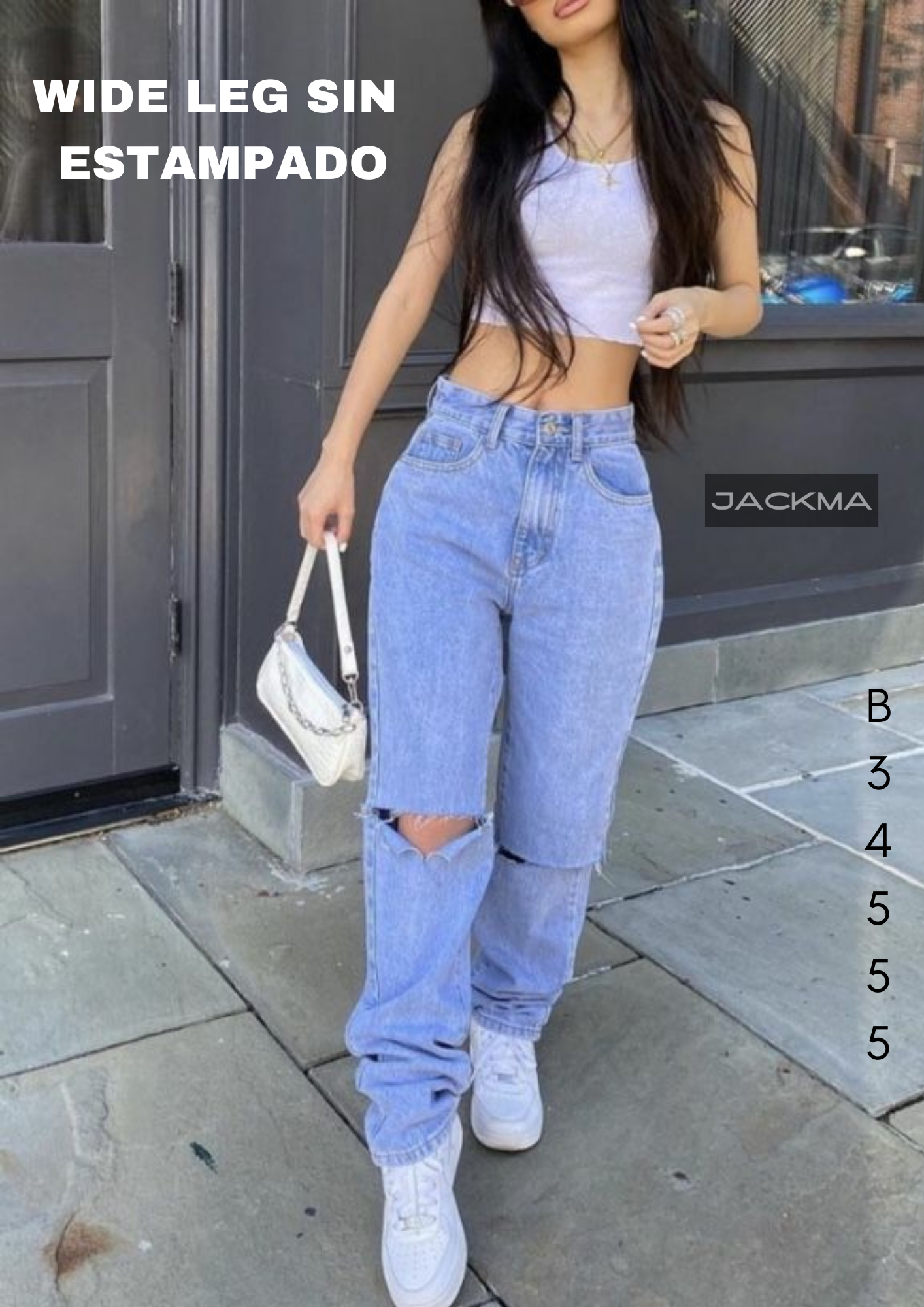 PANTALON CARGO WIDE LEG ROTOS