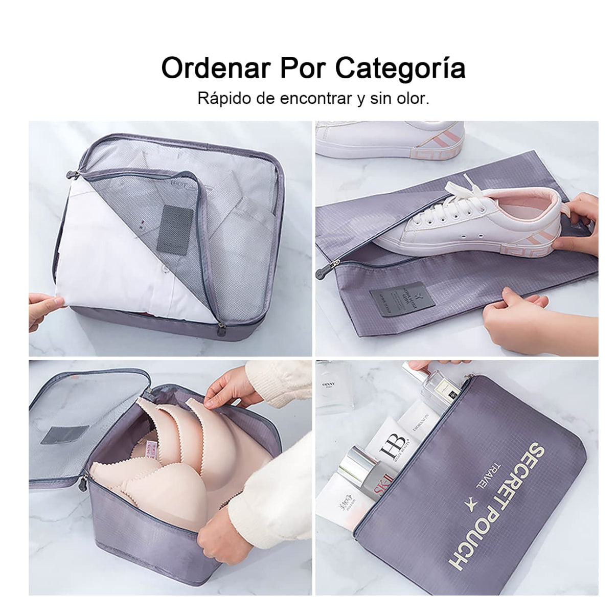 ✈️EasyFly- Organizador de maleta x6 piezas