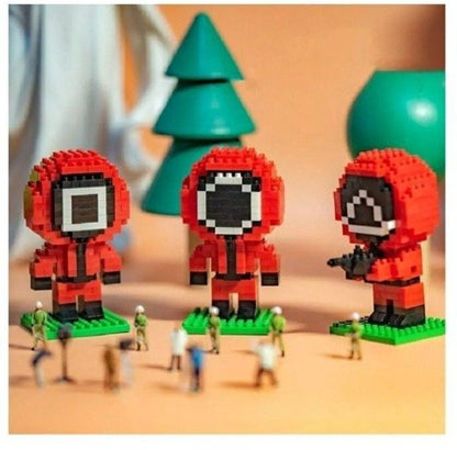 Set tipo LEGO 276 PIEZAS | (SOLDADOS) Juego del Calamar 🦑