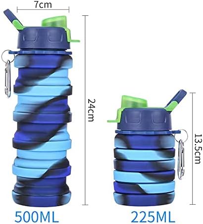 TERMO DE AGUA PLEGABLE 500ML - sin BPA