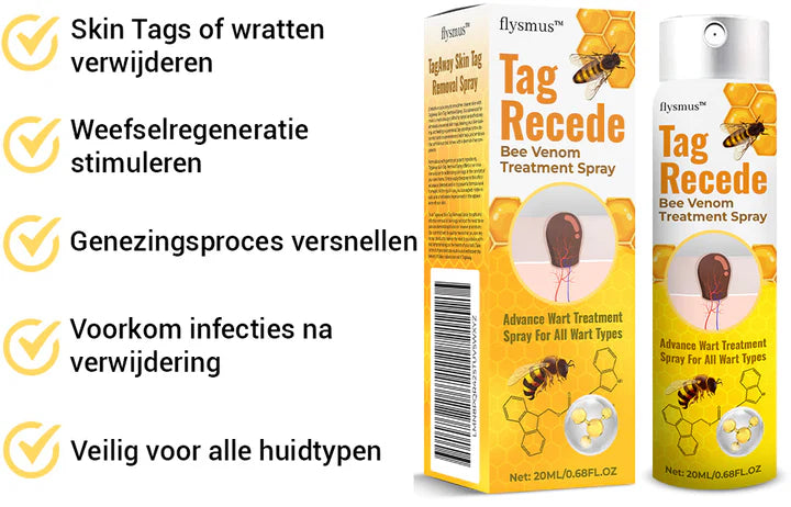 🐝BeeVital™ (UP)| Tratamiento en aerosol para Verrugas, lunares y manchas| base de veneno de abeja (UP)