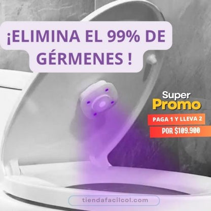 🛡GermenOff™ Lampara Esterilizador UV para inodoro | Paga 1 lleva 2 - 50%off