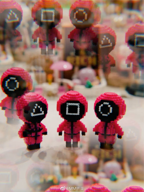 Set tipo LEGO 276 PIEZAS | (SOLDADOS) Juego del Calamar 🦑