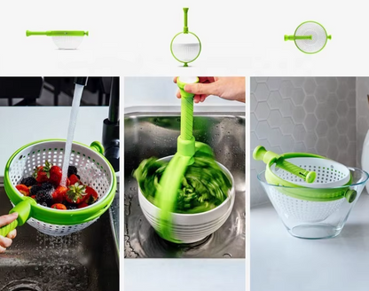 🍎🥗Colador Multifuncional Drenaje Giratorio