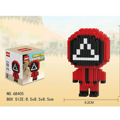 Set tipo LEGO 276 PIEZAS | (SOLDADOS) Juego del Calamar 🦑
