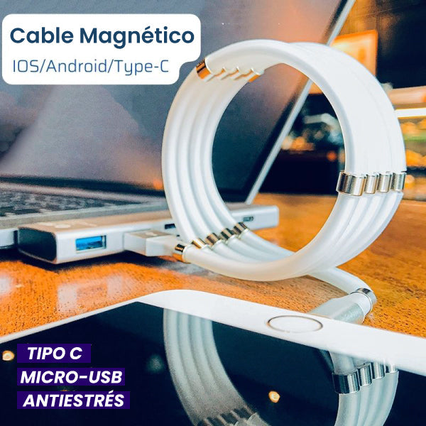 Cable de Carga USB Magnético - Tipo C